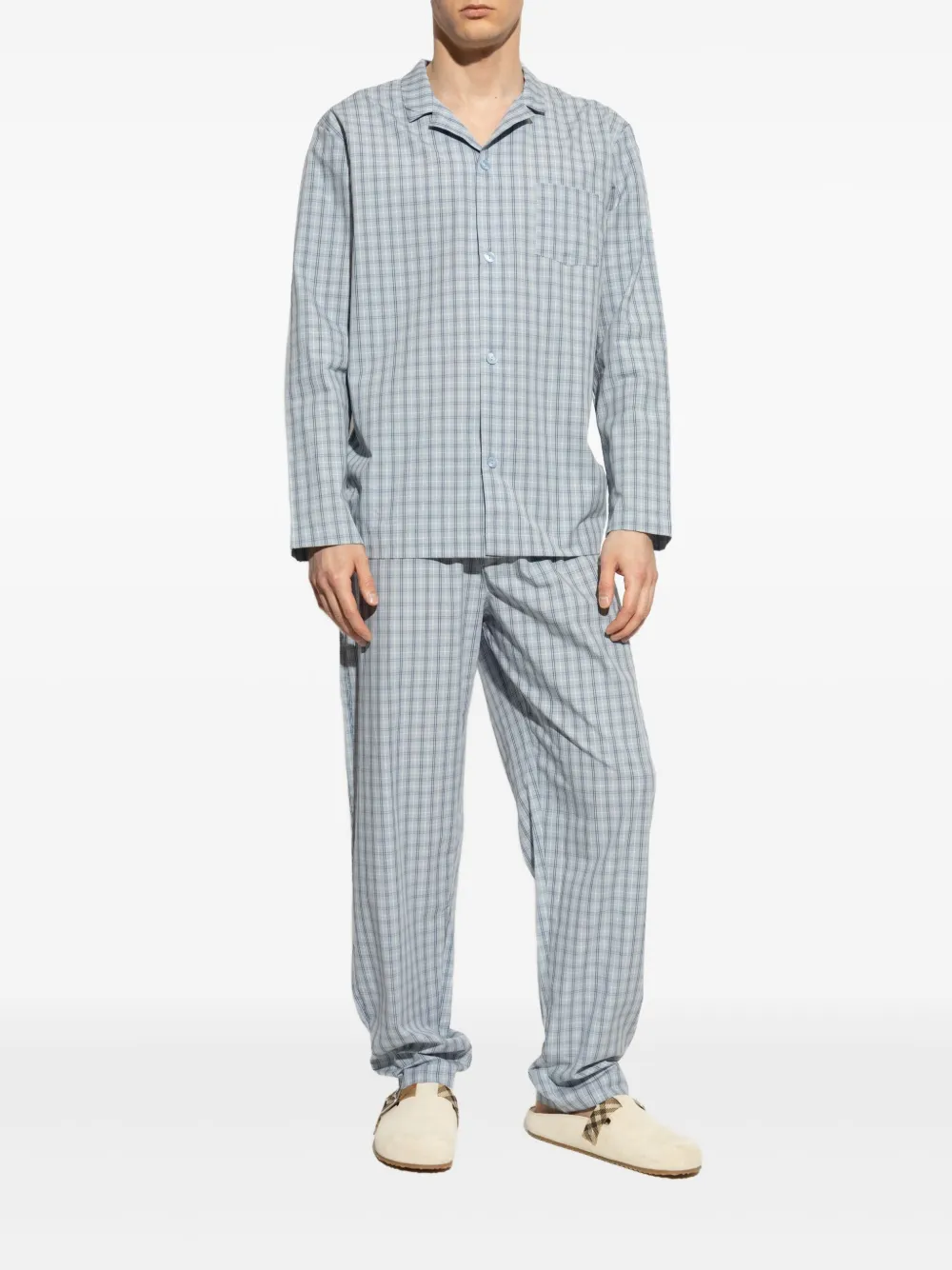 Hanro checked pyjama set | Image 2