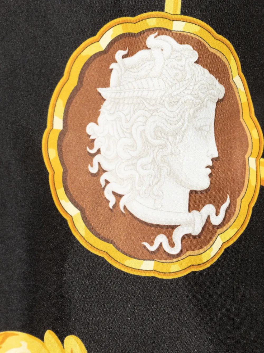 Versace Cameo jack met capuchon Zwart