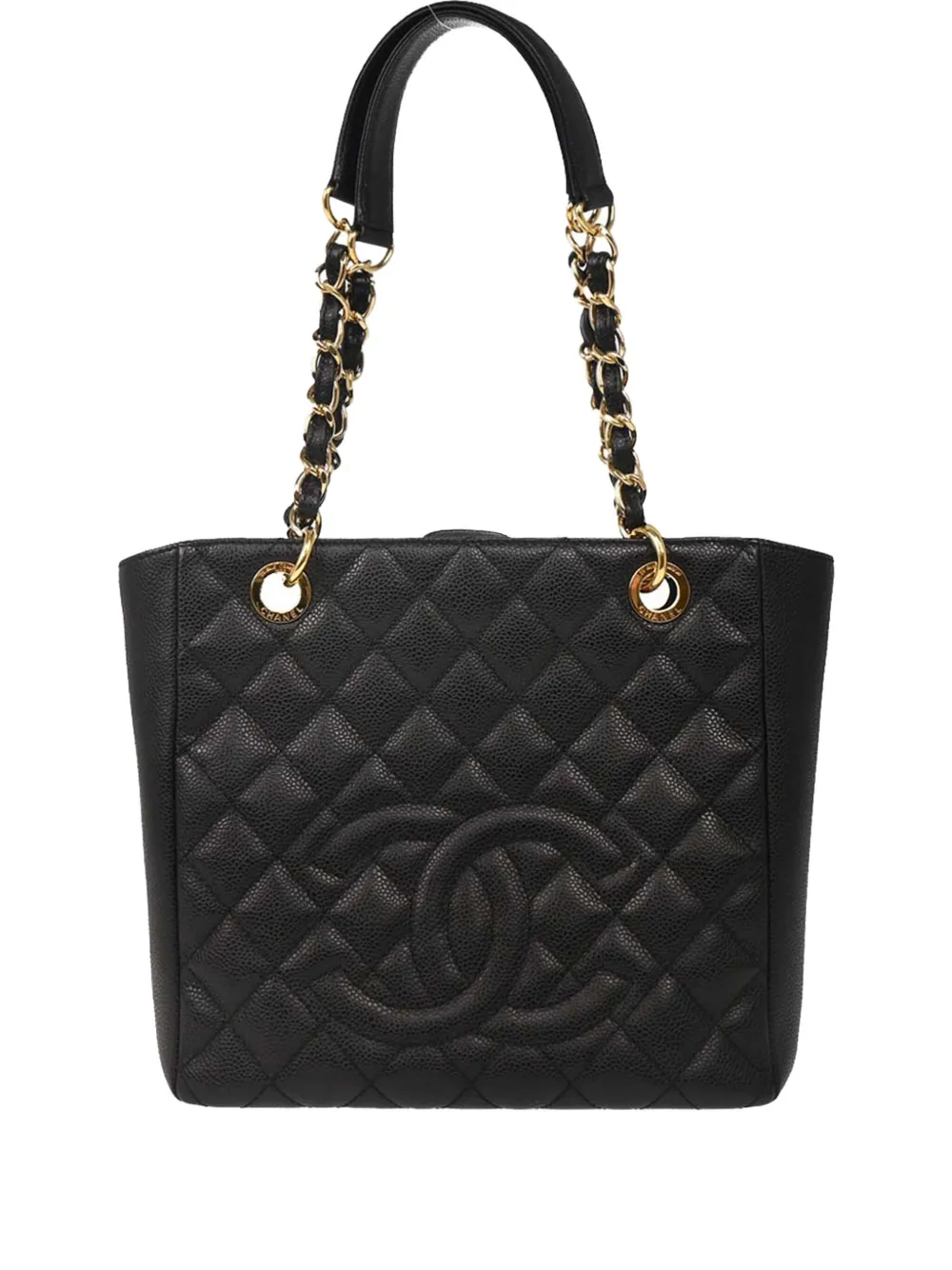 CHANEL Pre-Owned 2009 マトラッセ ハンドバッグ プチ - ブラック CHANEL Pre-Owned 2009 マトラッセ ハンドバッグ プチ - ブラック