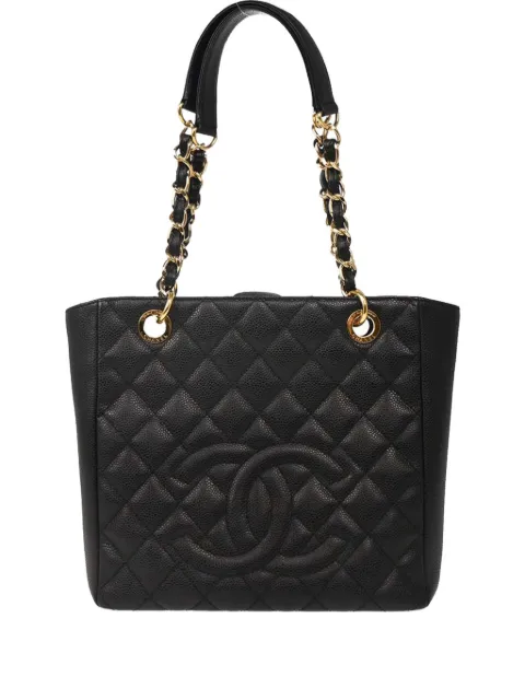 CHANEL Pre-Owned 2009 CC quilted Petite tote bag 