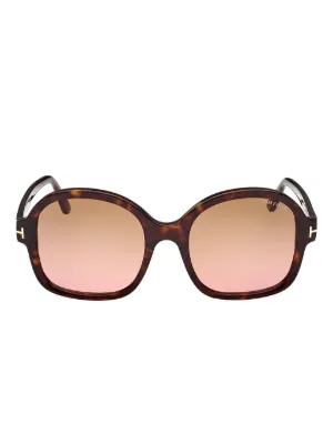 TOM FORD Eyewear キャットアイ サングラス | ブラウン | FARFETCH JP