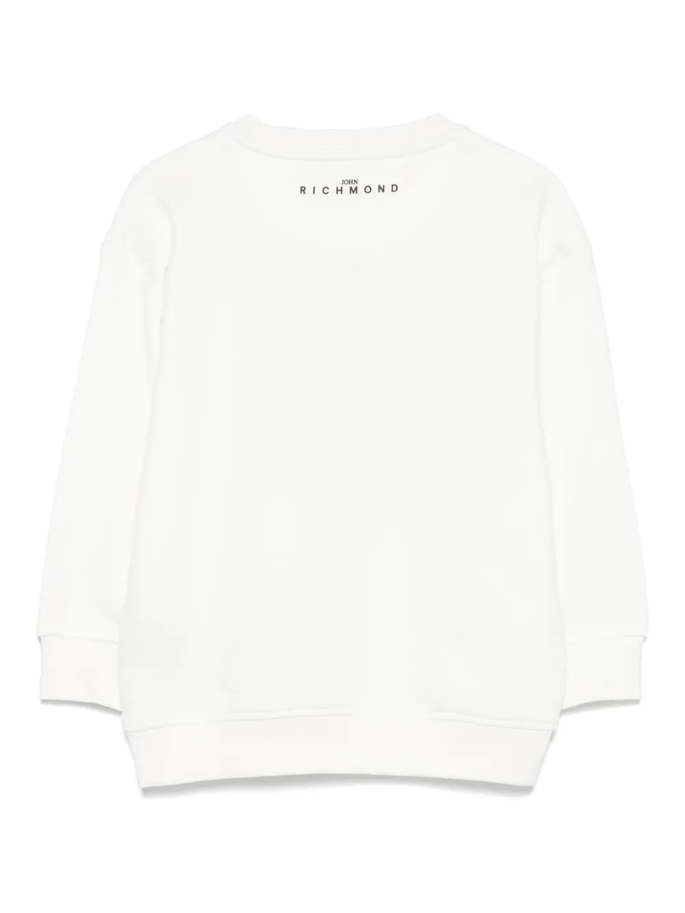 John Richmond Junior Sweater met logoprint Wit