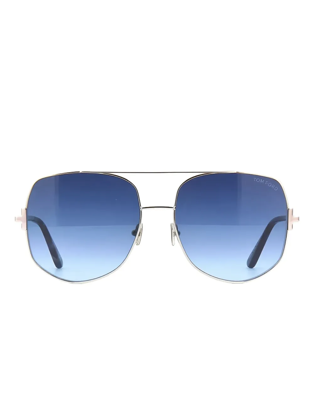 TOM FORD Eyewear パイロット サングラス - シルバートーン TOM FORD Eyewear パイロット サングラス - シルバートーン