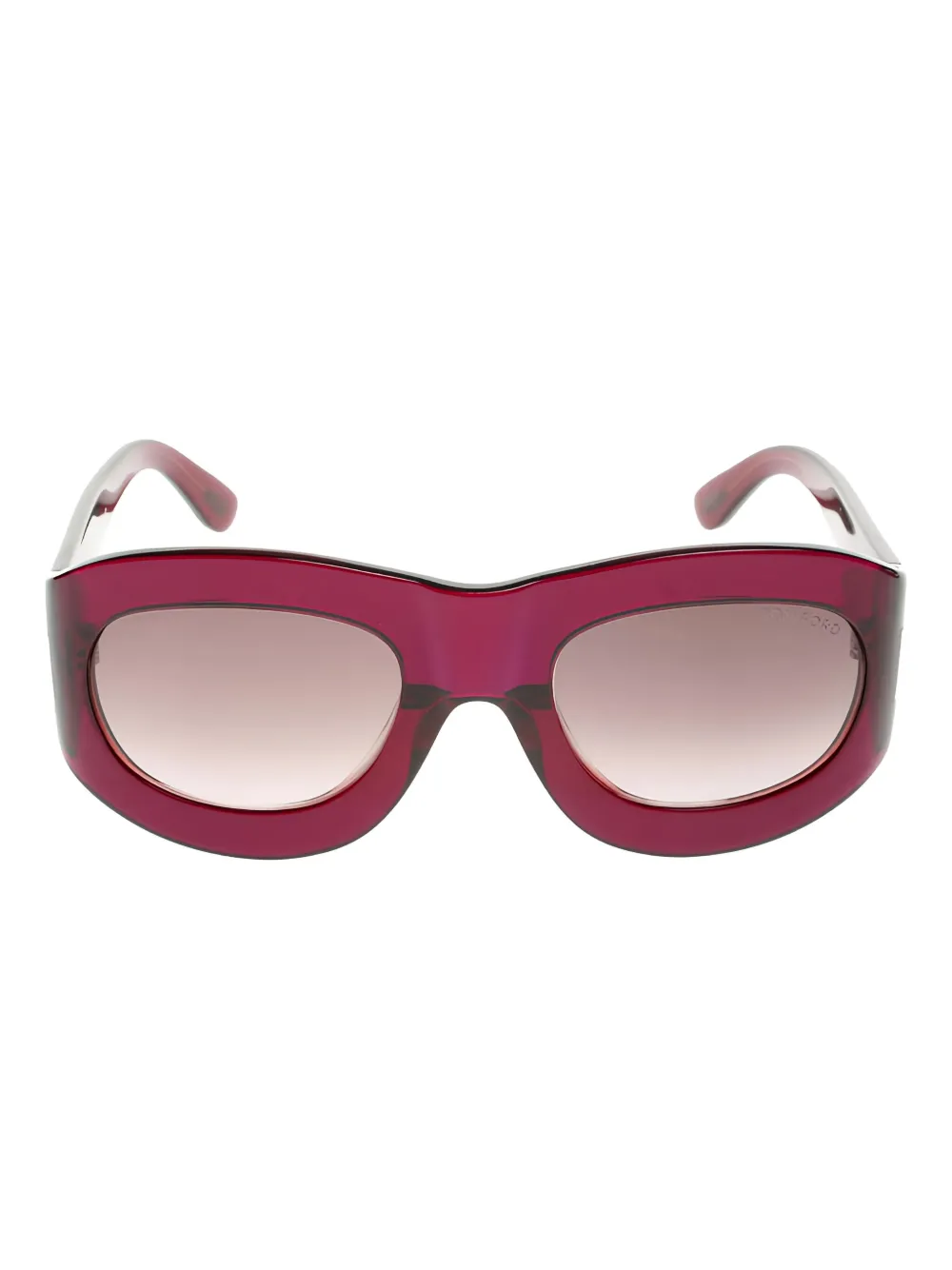 TOM FORD Eyewear オーバルフレーム サングラス - ピンク TOM FORD Eyewear オーバルフレーム サングラス - ピンク