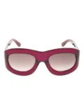 TOM FORD Eyewear oval-frame sunglasses - Pink