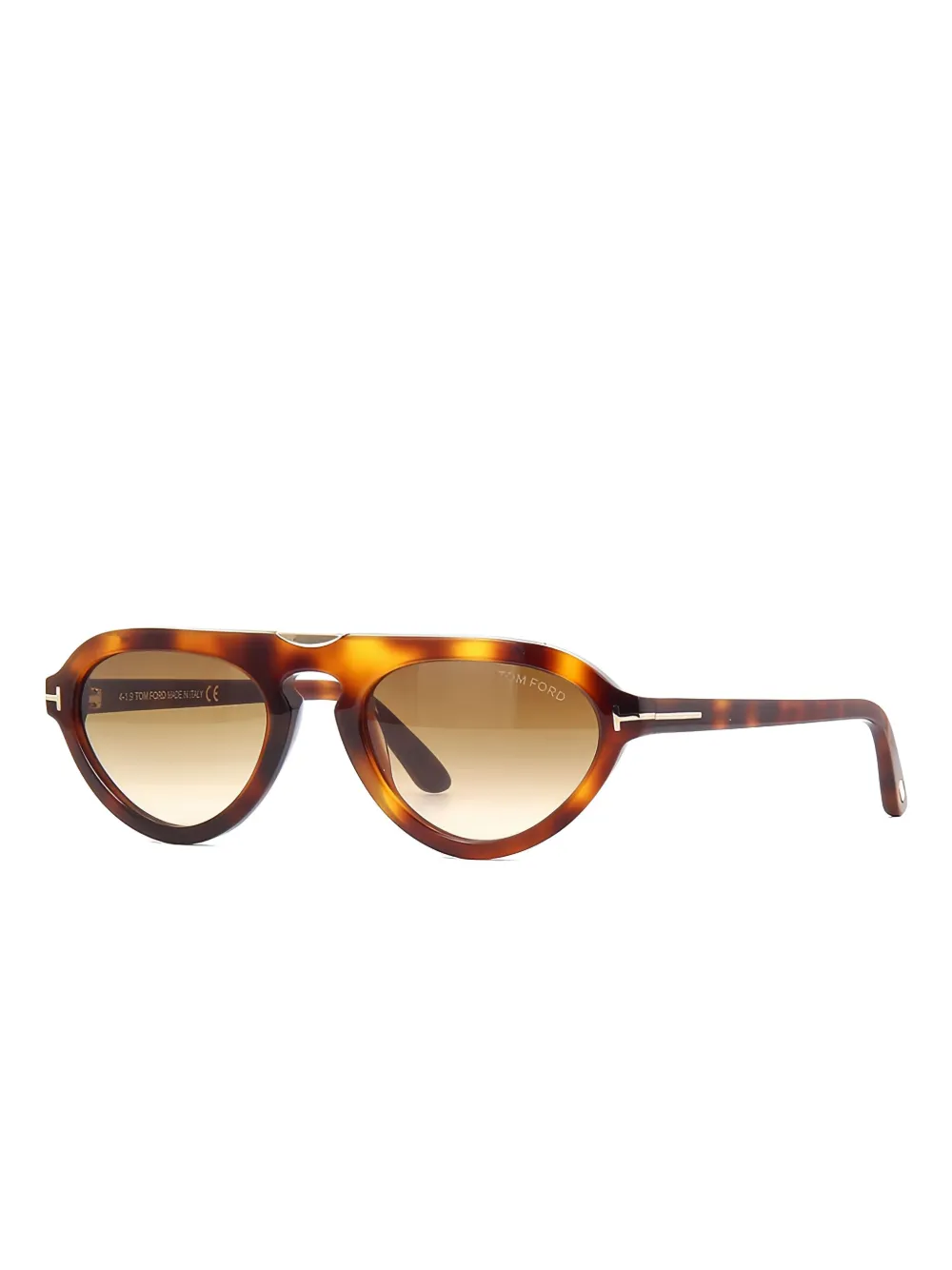 TOM FORD geometric-frame sunglasses - Bruin