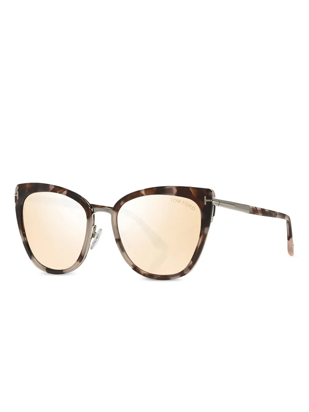 TOM FORD Zonnebril met cat-eye montuur - Bruin