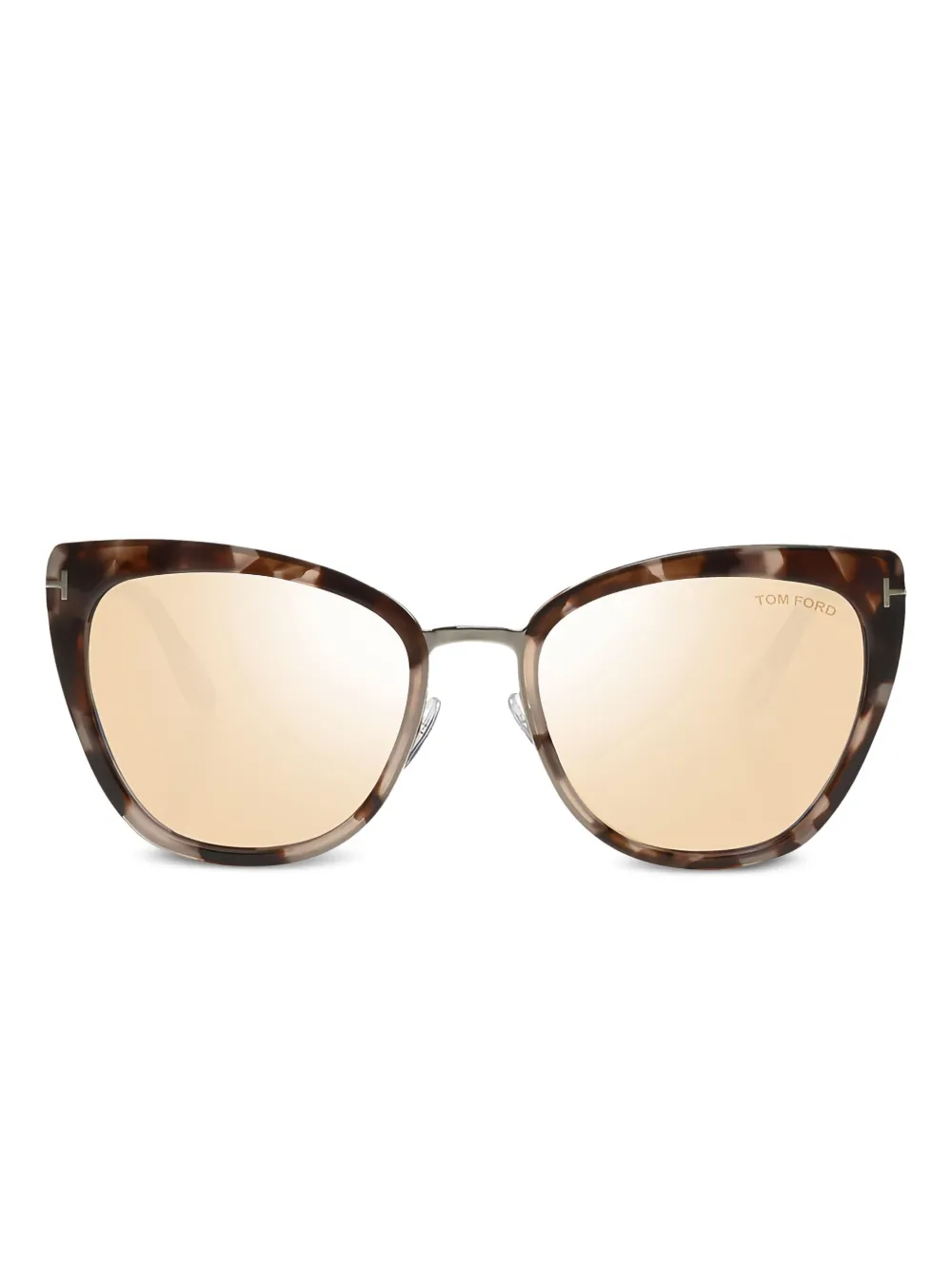 TOM FORD Zonnebril met cat-eye montuur Bruin