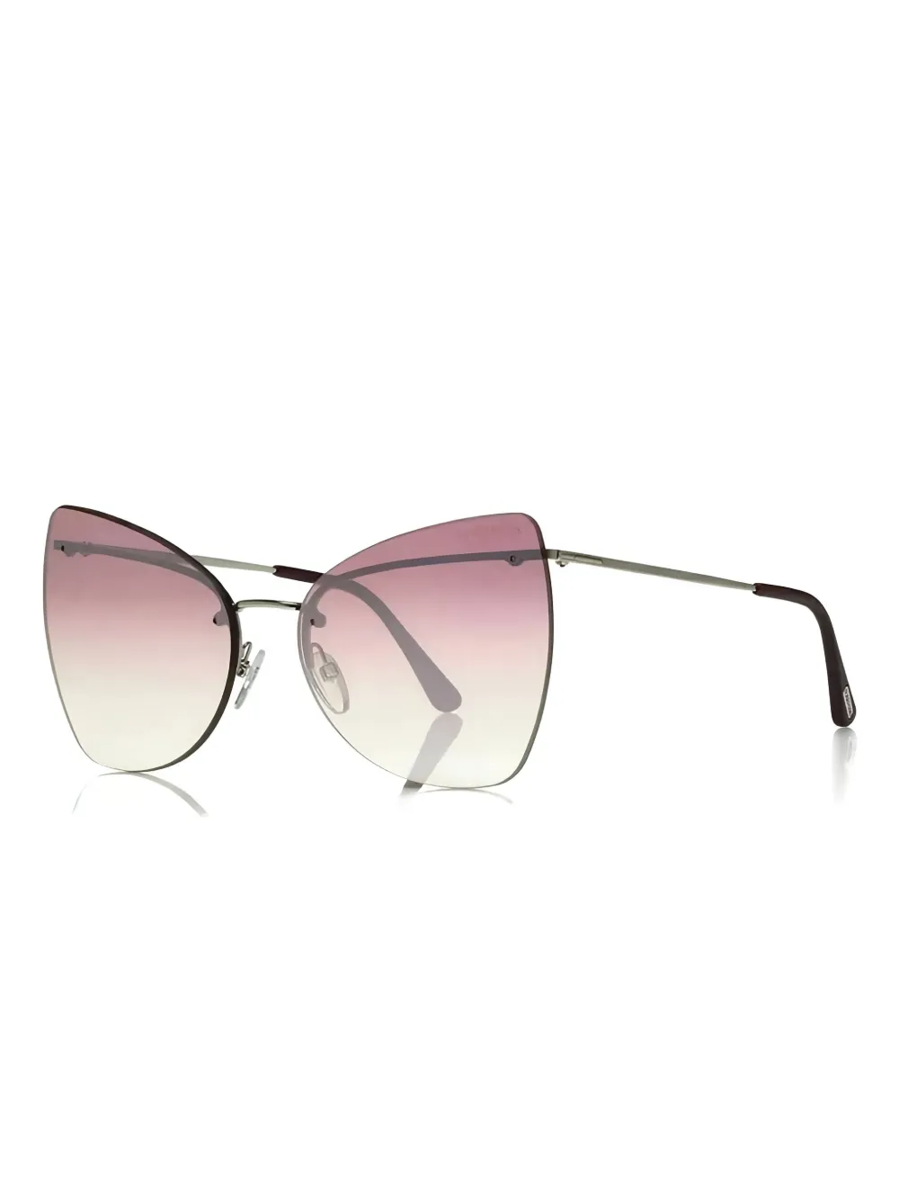 TOM FORD butterfly-frame sunglasses - Zilver