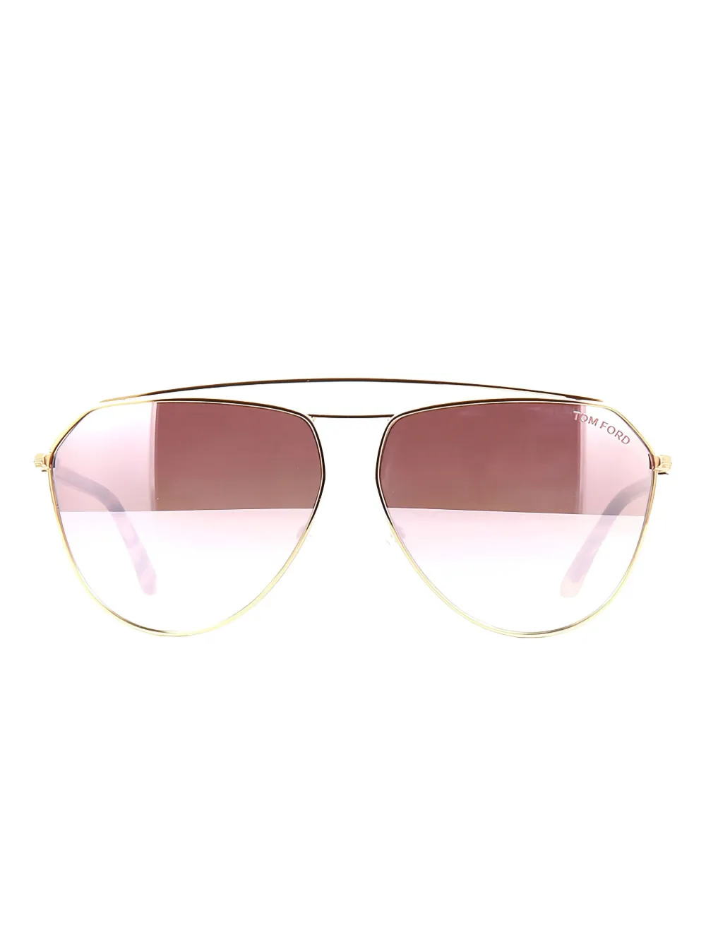 TOM FORD Eyewear パイロット サングラス - ピンク TOM FORD Eyewear パイロット サングラス - ピンク