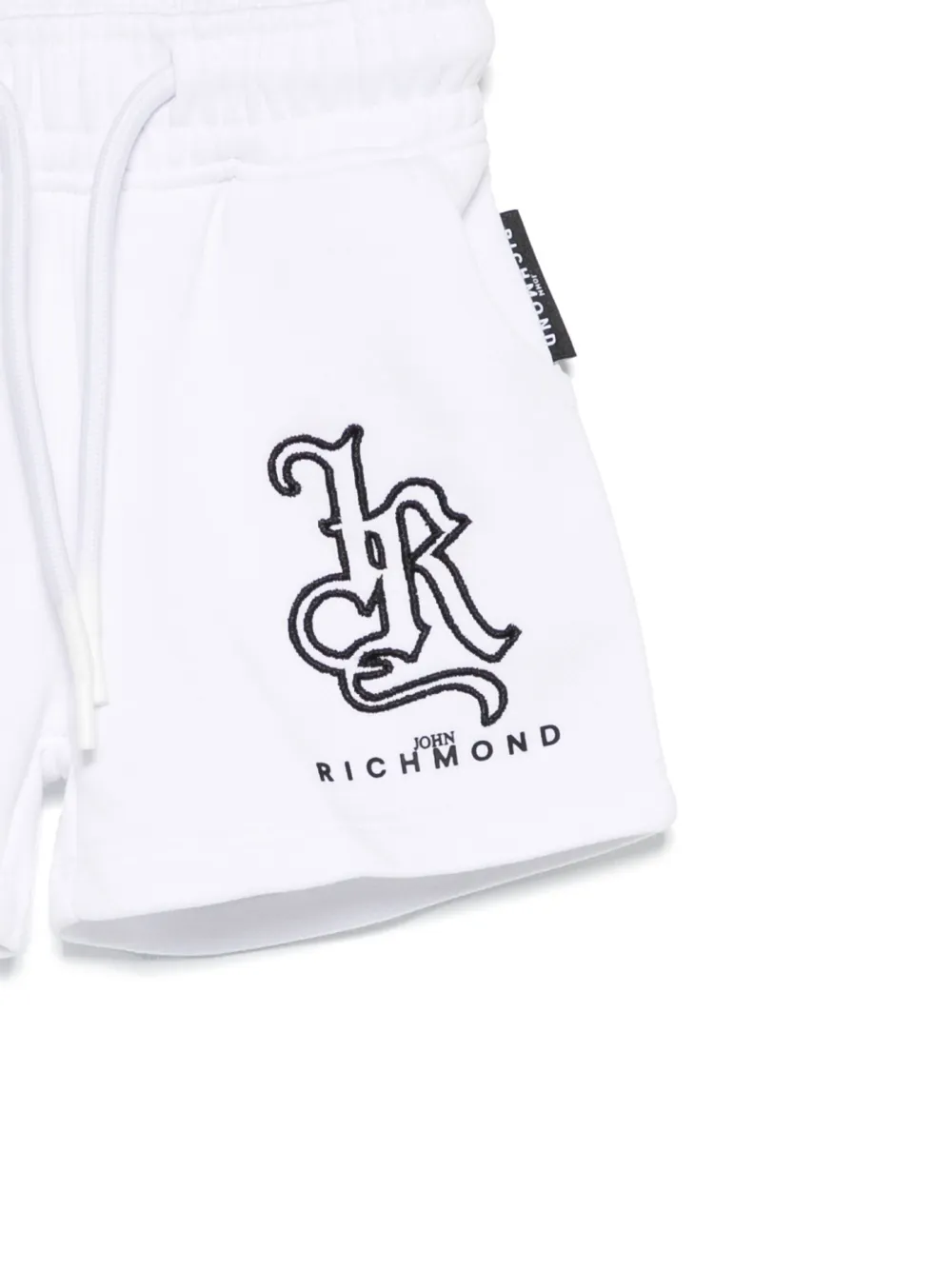 John Richmond Junior Shorts met geborduurd logo Wit