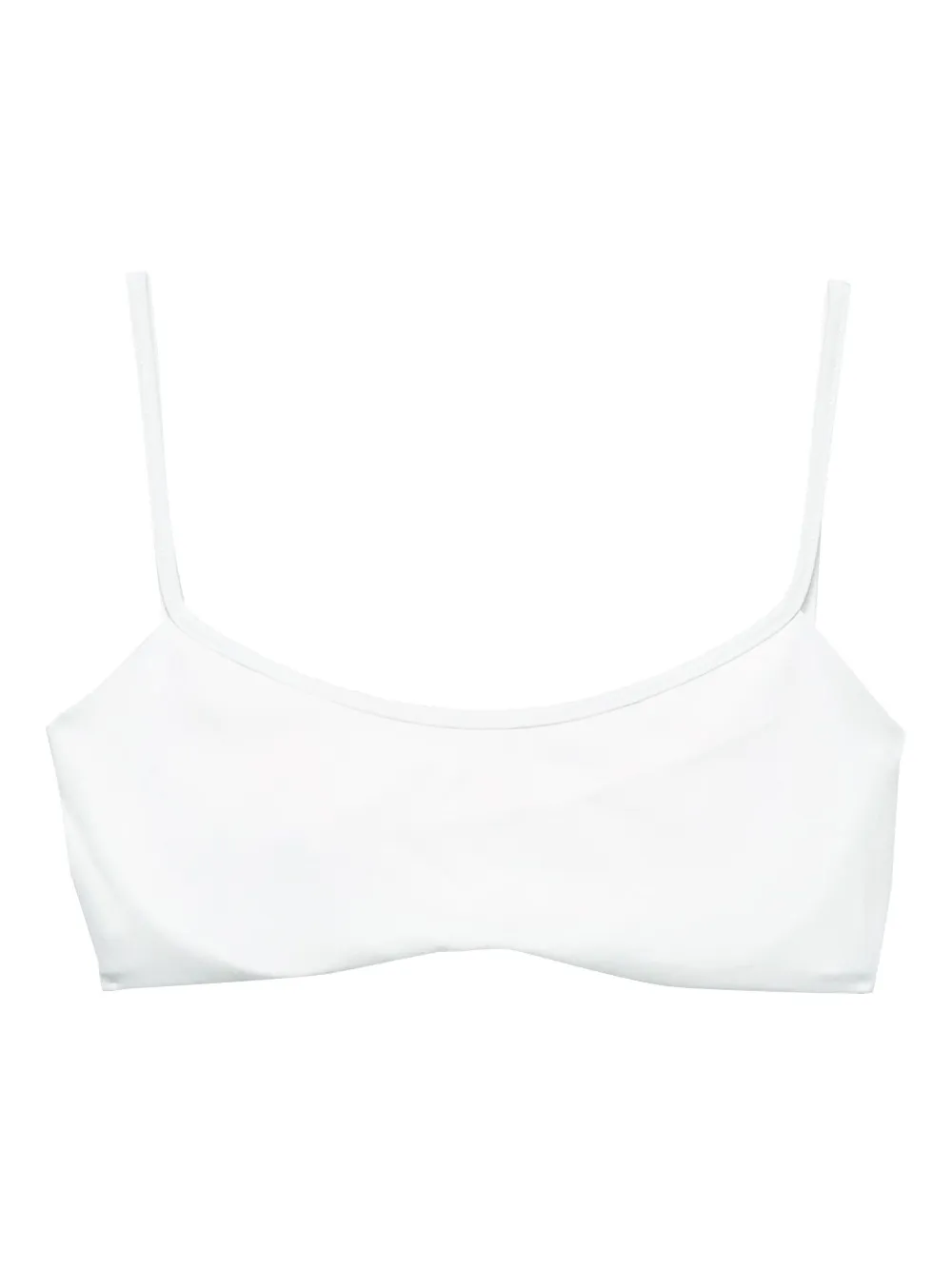 Prada top de bikini estilo bandeau | blanco | Image 1