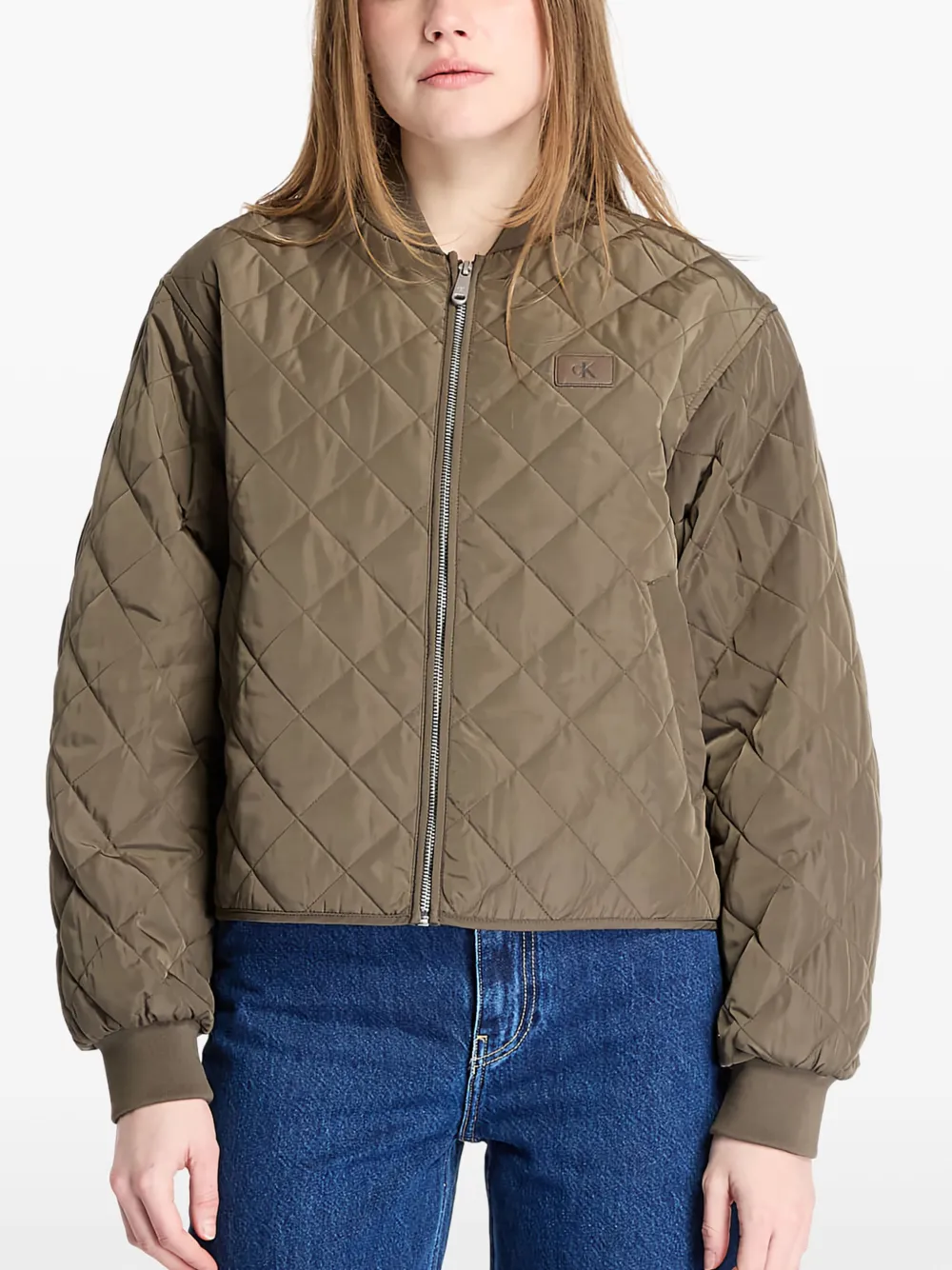  Calvin Klein Jeans Quilted Jacket - Green 