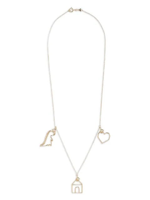 Aliita Trio Pura 9K yellow gold necklace