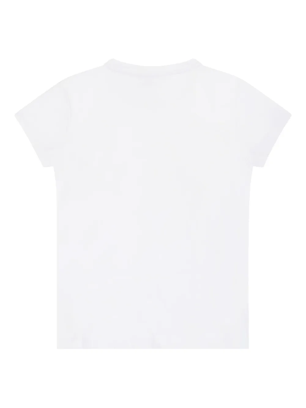 Golden Goose Kids T-shirt verfraaid met logo Wit