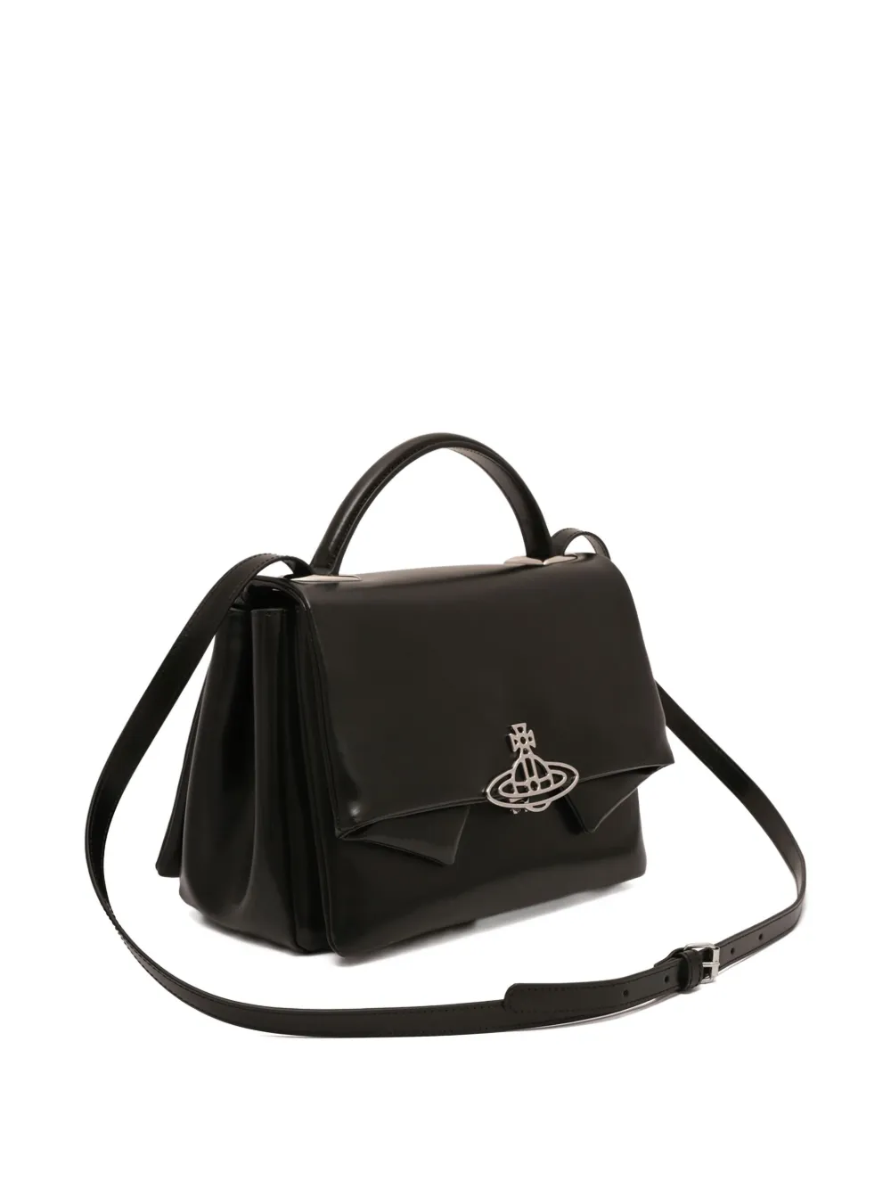 Vivienne Westwood Tas met Orb-verfraaiing en omslag Zwart