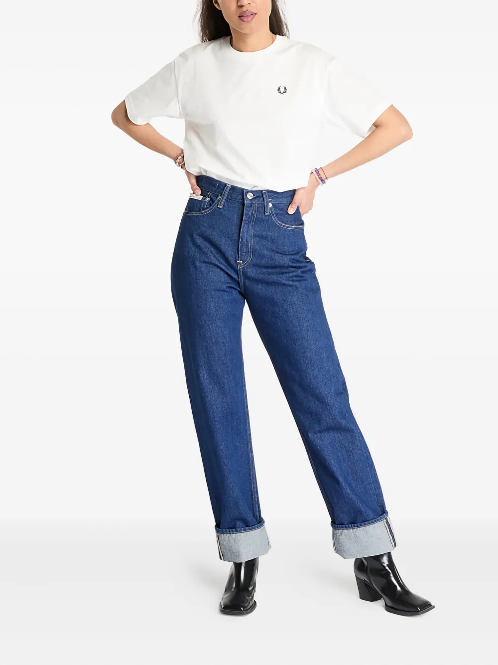 Calvin Klein High-waist Jeans In Blue