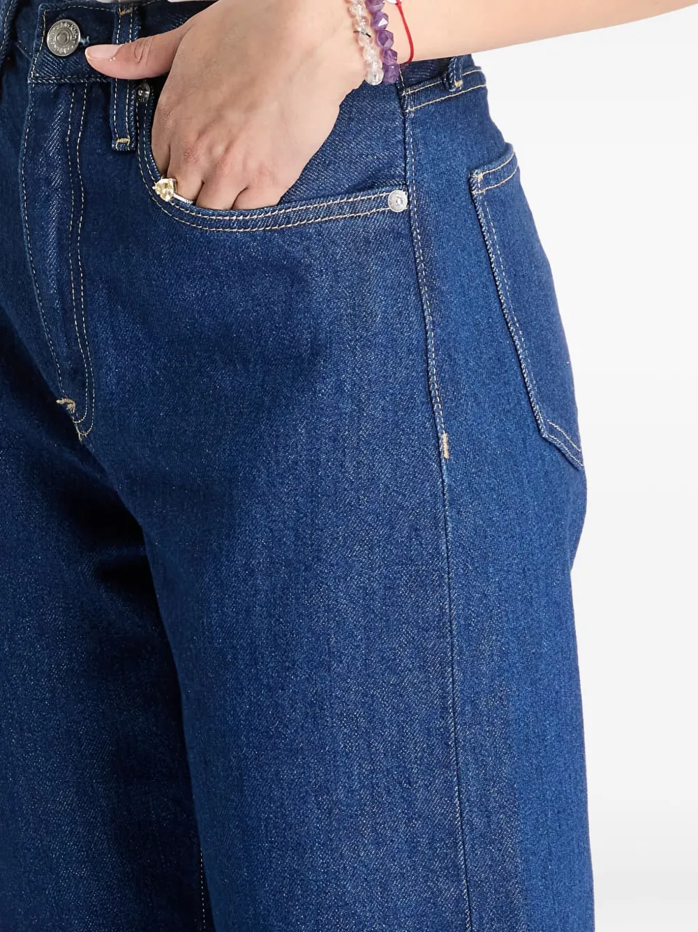 Calvin Klein High-waist Jeans In Blue