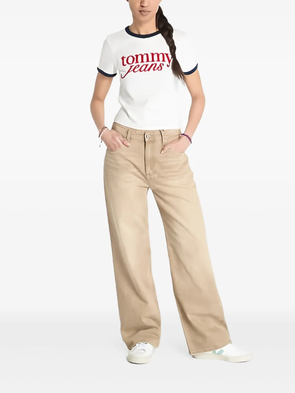 Tommy Jeans Mia Mr Relaxed straight jeans - Beige