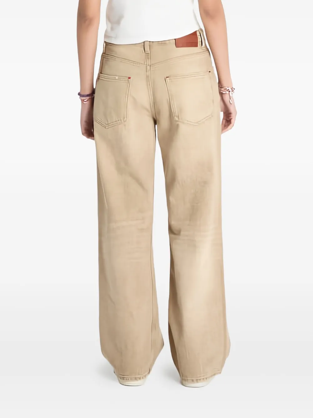 Tommy Jeans Mia Mr Relaxed straight jeans Beige