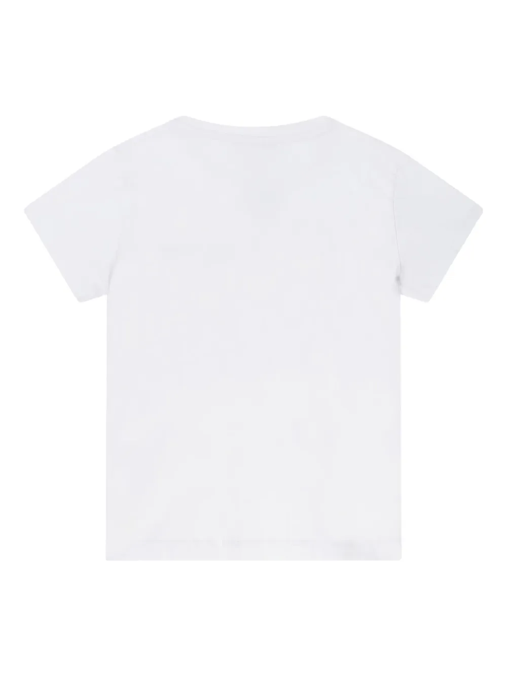 Golden Goose Kids T-shirt verfraaid met logo Wit