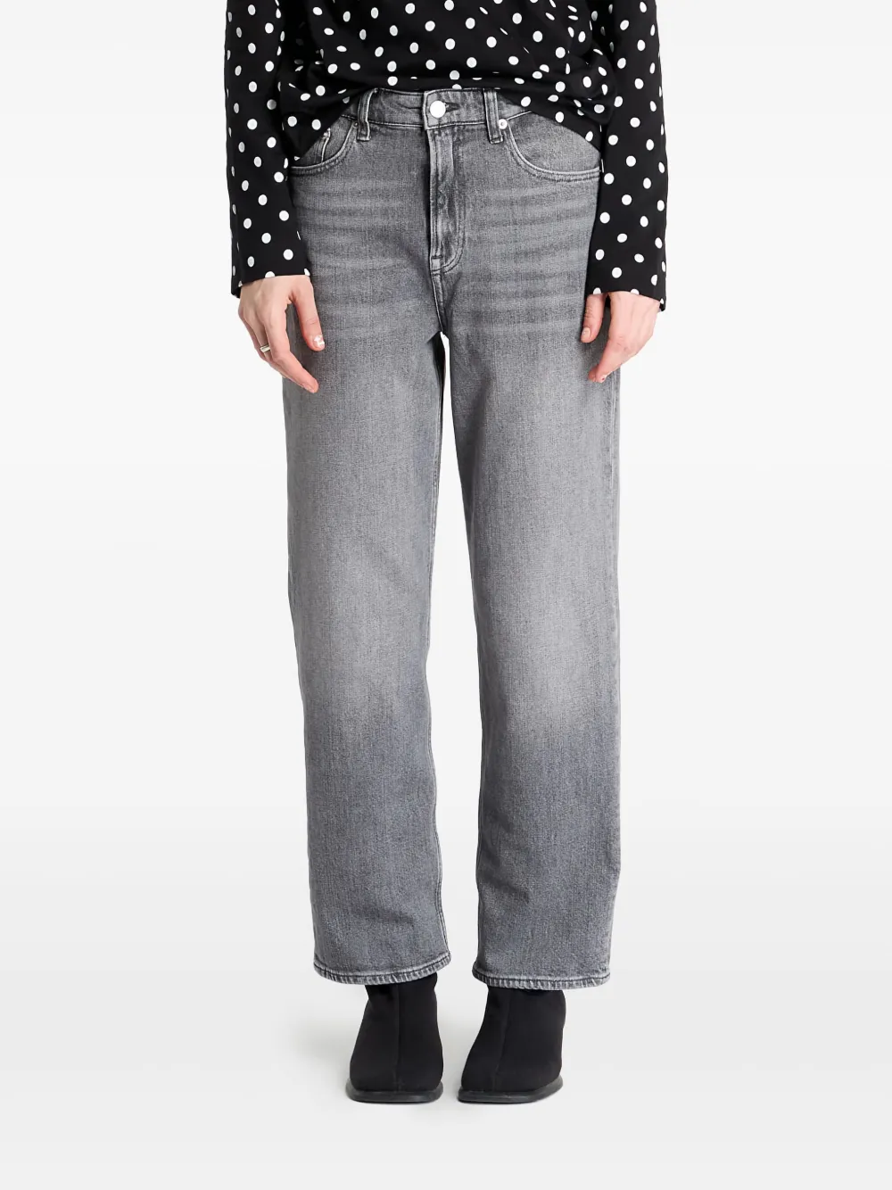 Layla high-rise straight jeans