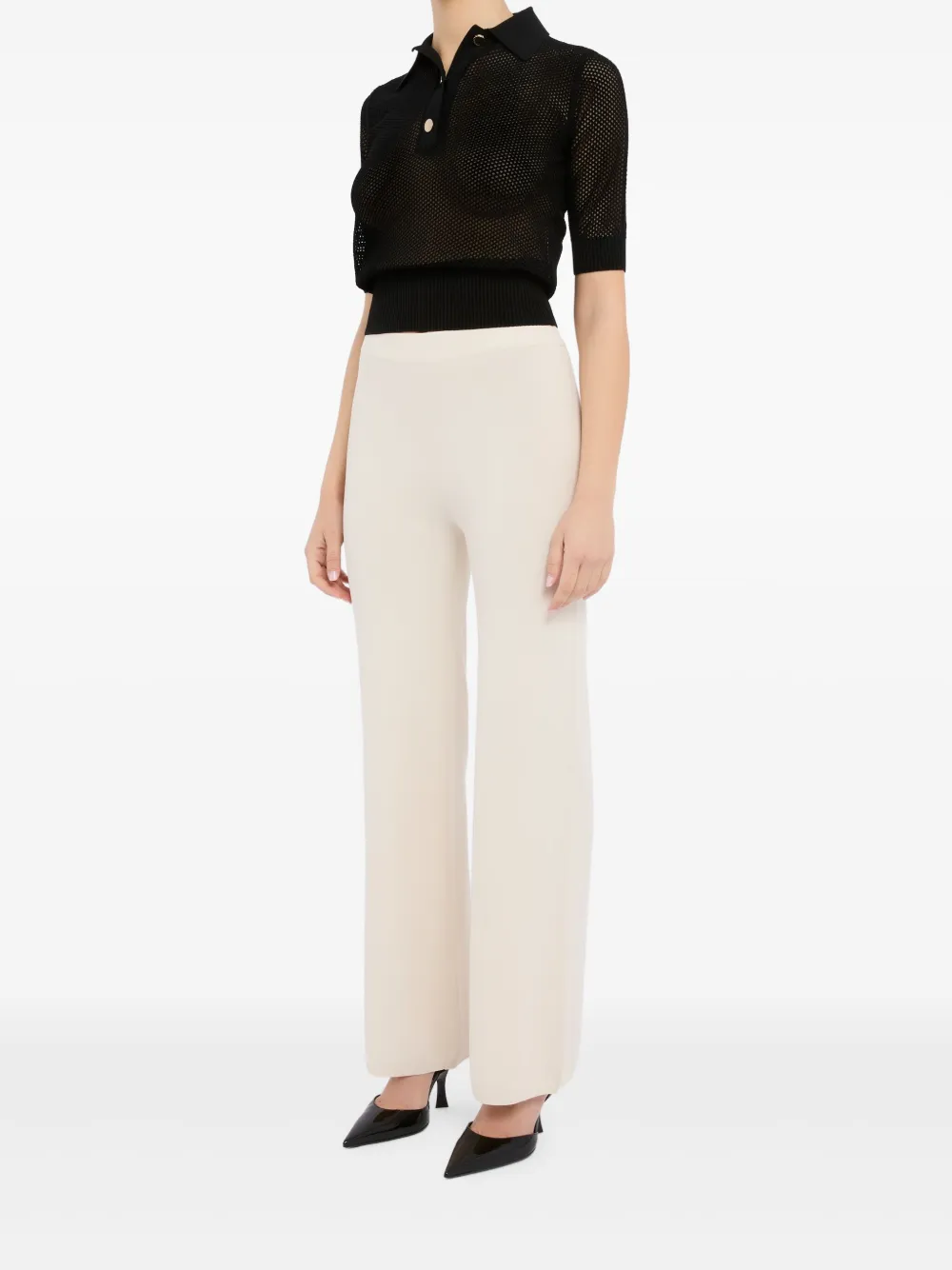 Kangra wide-leg trousers - Beige