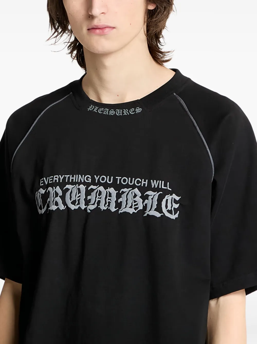 Pleasures Crumble Heavyweight T-shirt Zwart