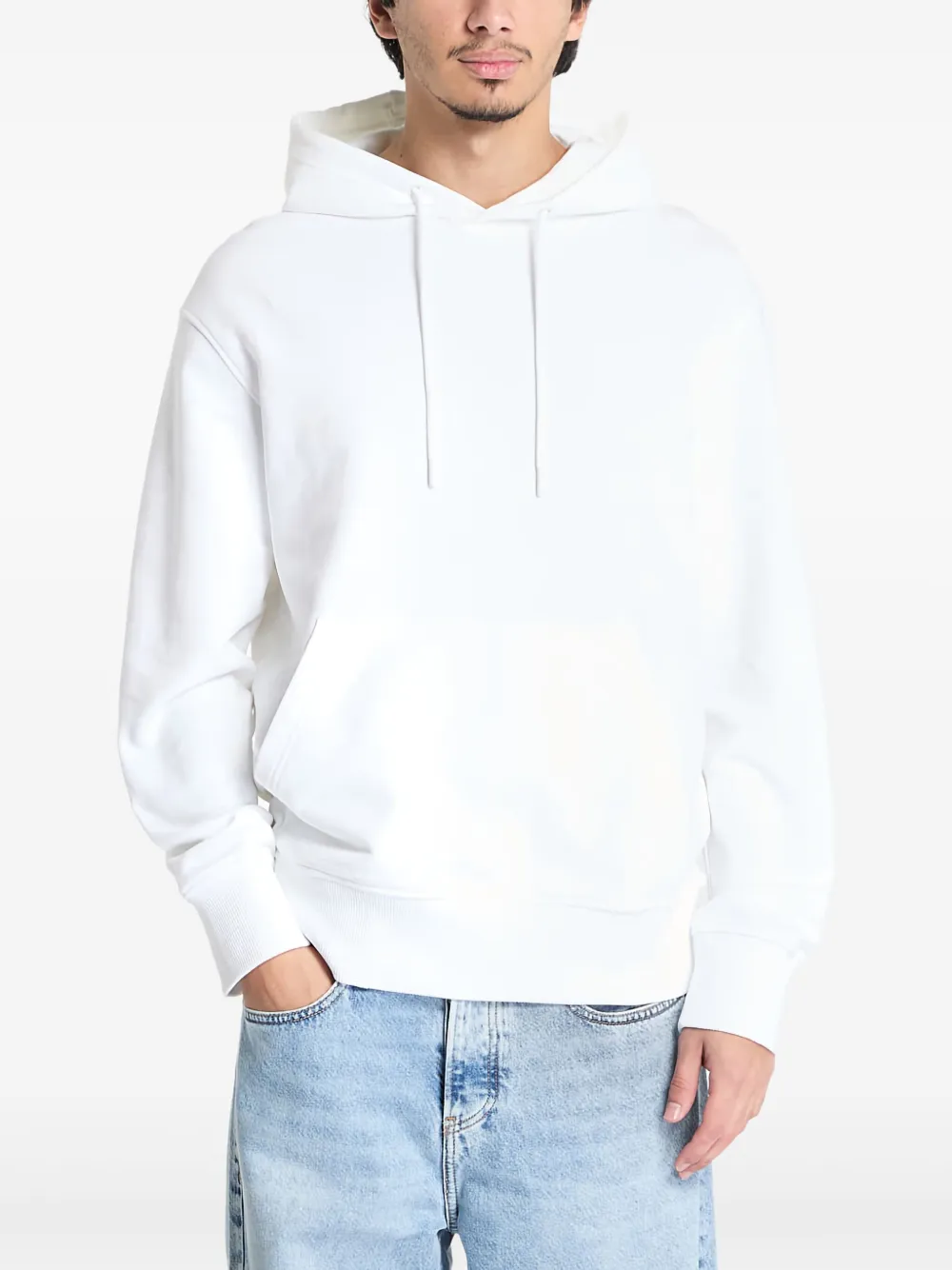 Calvin Klein Jeans hoodie Typeface Graphic | blanco | Image 1