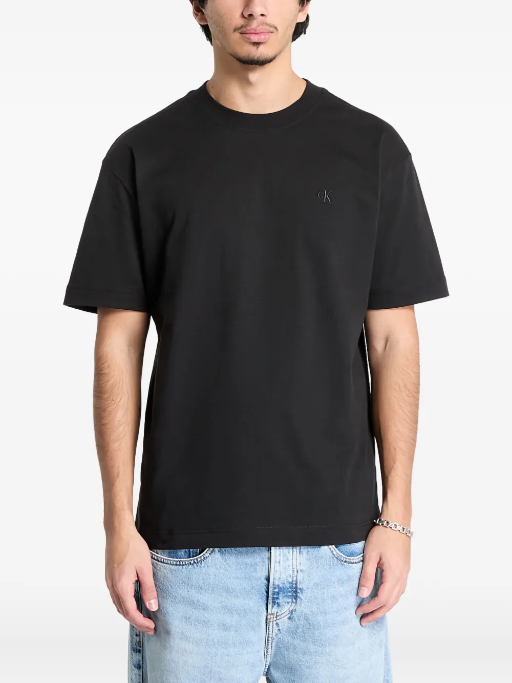 Calvin Klein Jeans playera de algodón | negro | Image 1