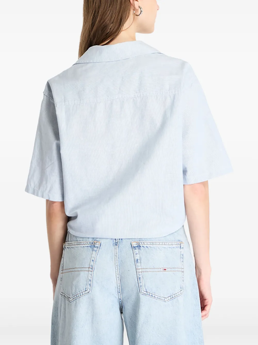 Tommy Hilfiger Blouse met logo Blauw