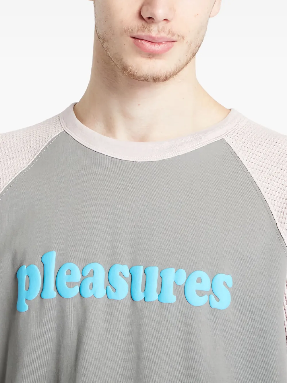 Pleasures Katoenen T-shirt Grijs