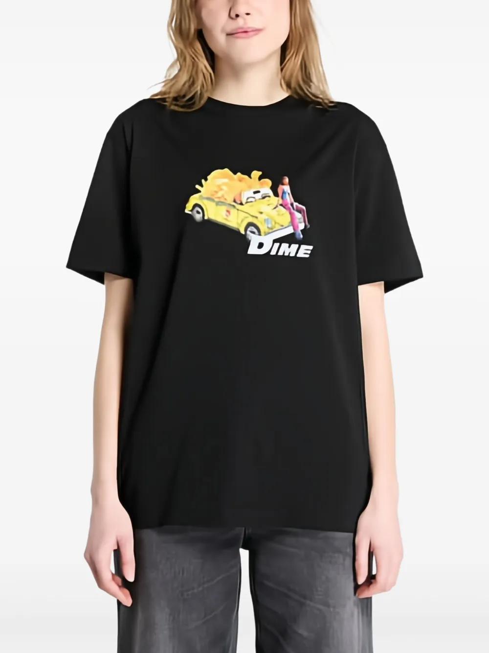Dime 2fast 2delicious T-shirt In Black
