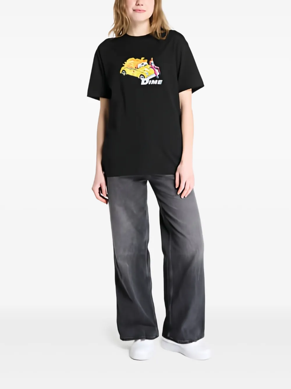 Dime 2fast 2delicious T-shirt In Black