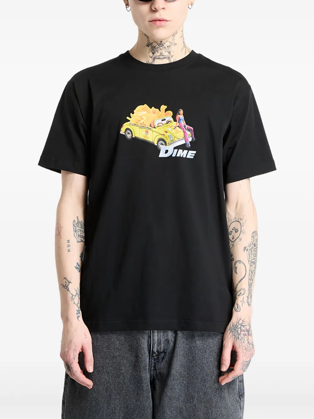 dime 2Fast 2Delicious T-shirt | Black | Image 1