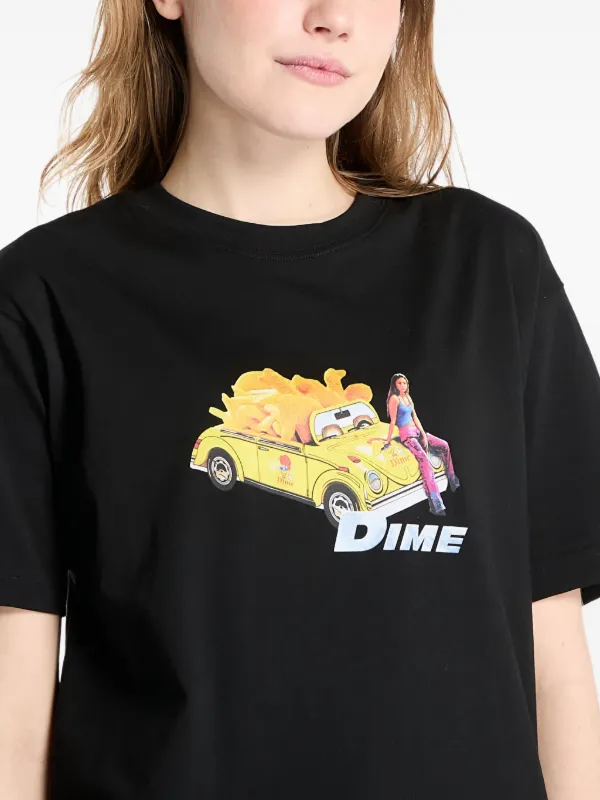 送料関税込♪DIME/2Fast 2Delicious T-Shirt Dime 2Fast 2Delicious T-shirt | Black | FARFETCH