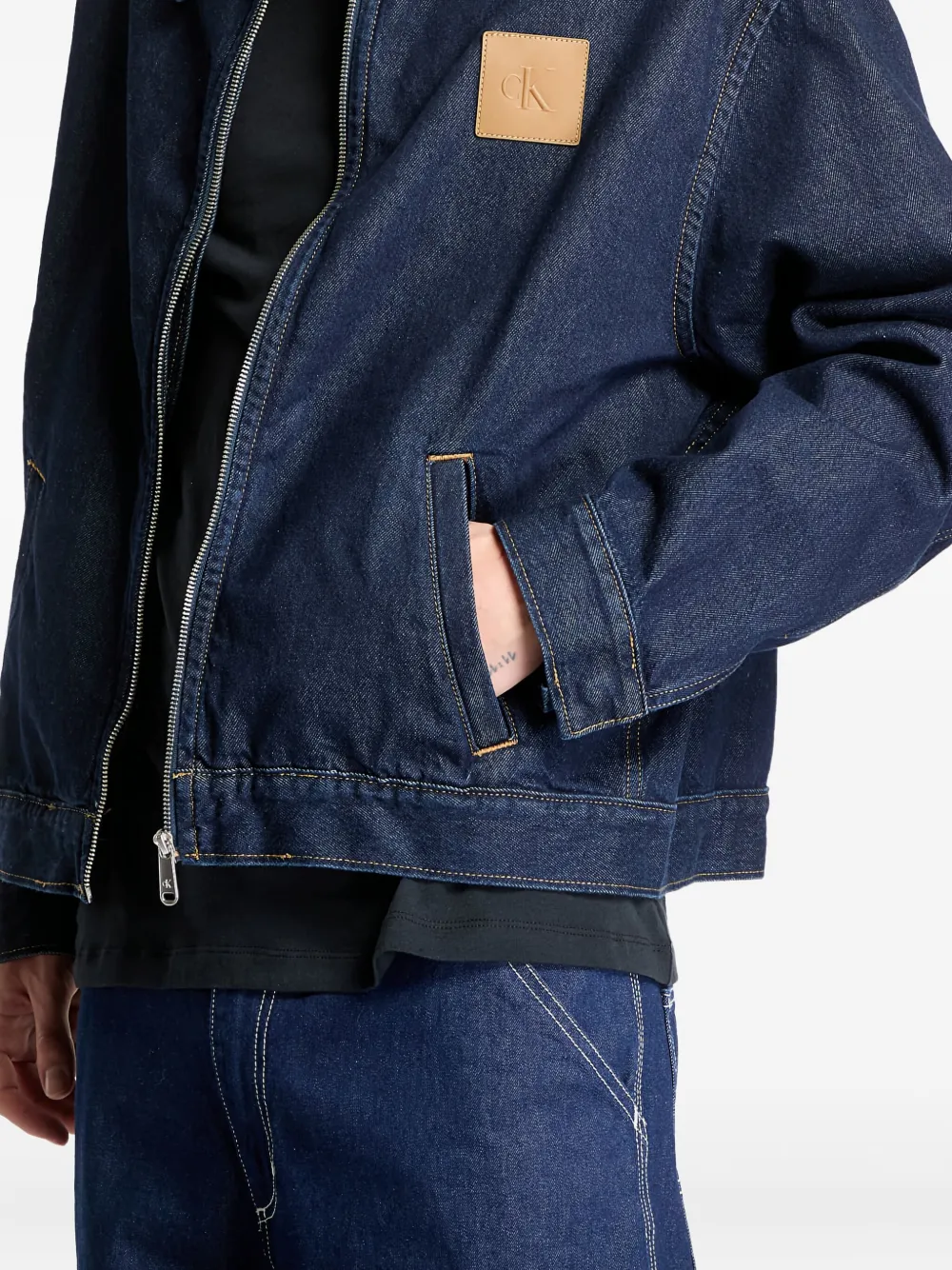 Calvin Klein Jeans Est.1978 Cotton Jacket In Blue
