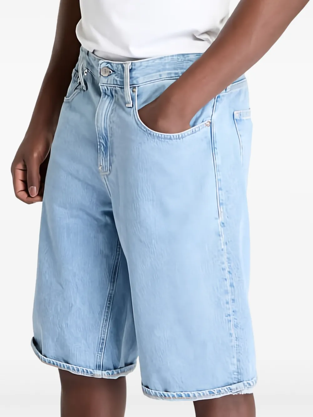 Calvin Klein Jeans Denim shorts Blauw