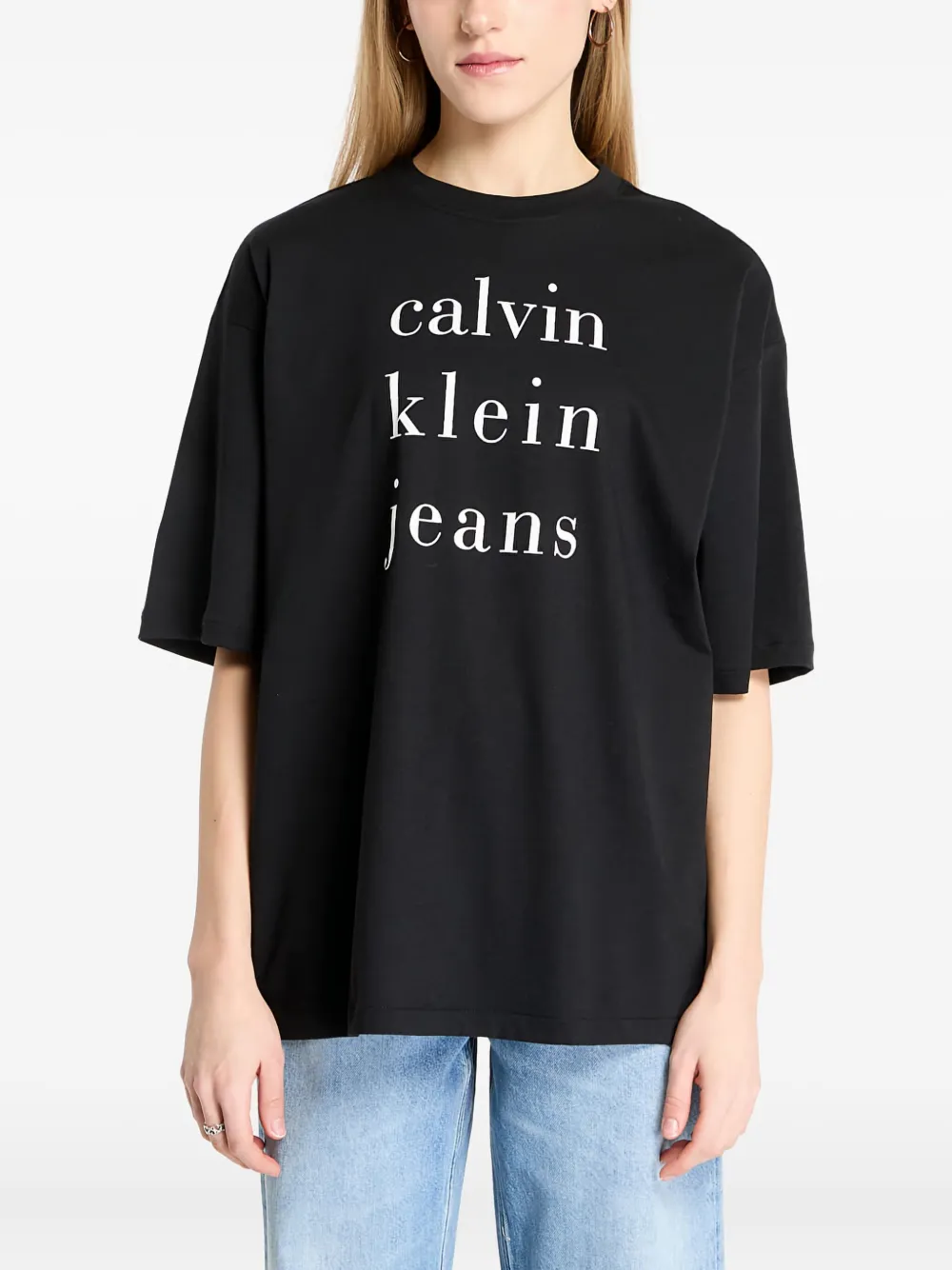 Calvin Klein Jeans Est.1978 Cotton T-shirt In Black