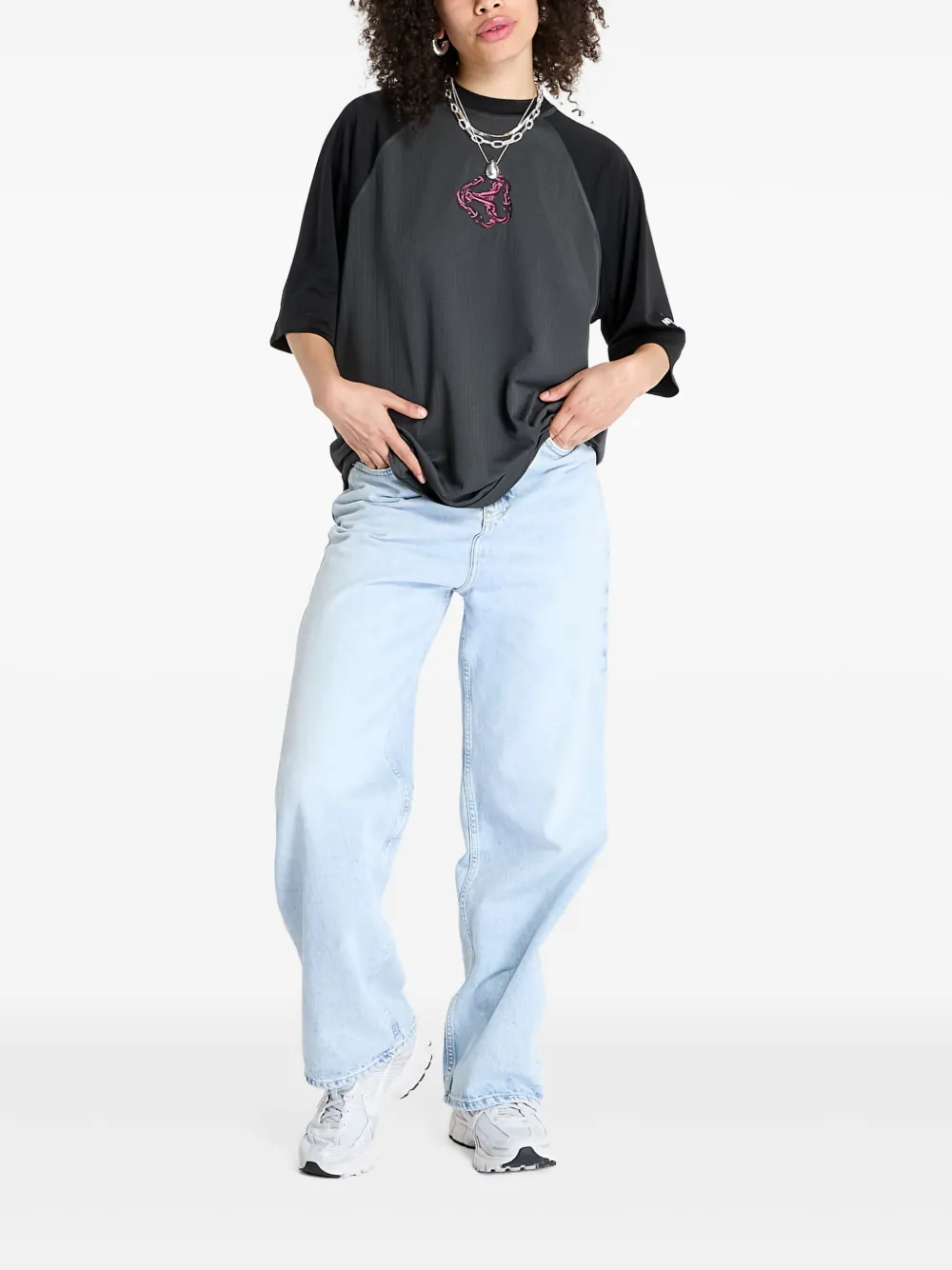 The North Face Dotknit T-shirt Zwart
