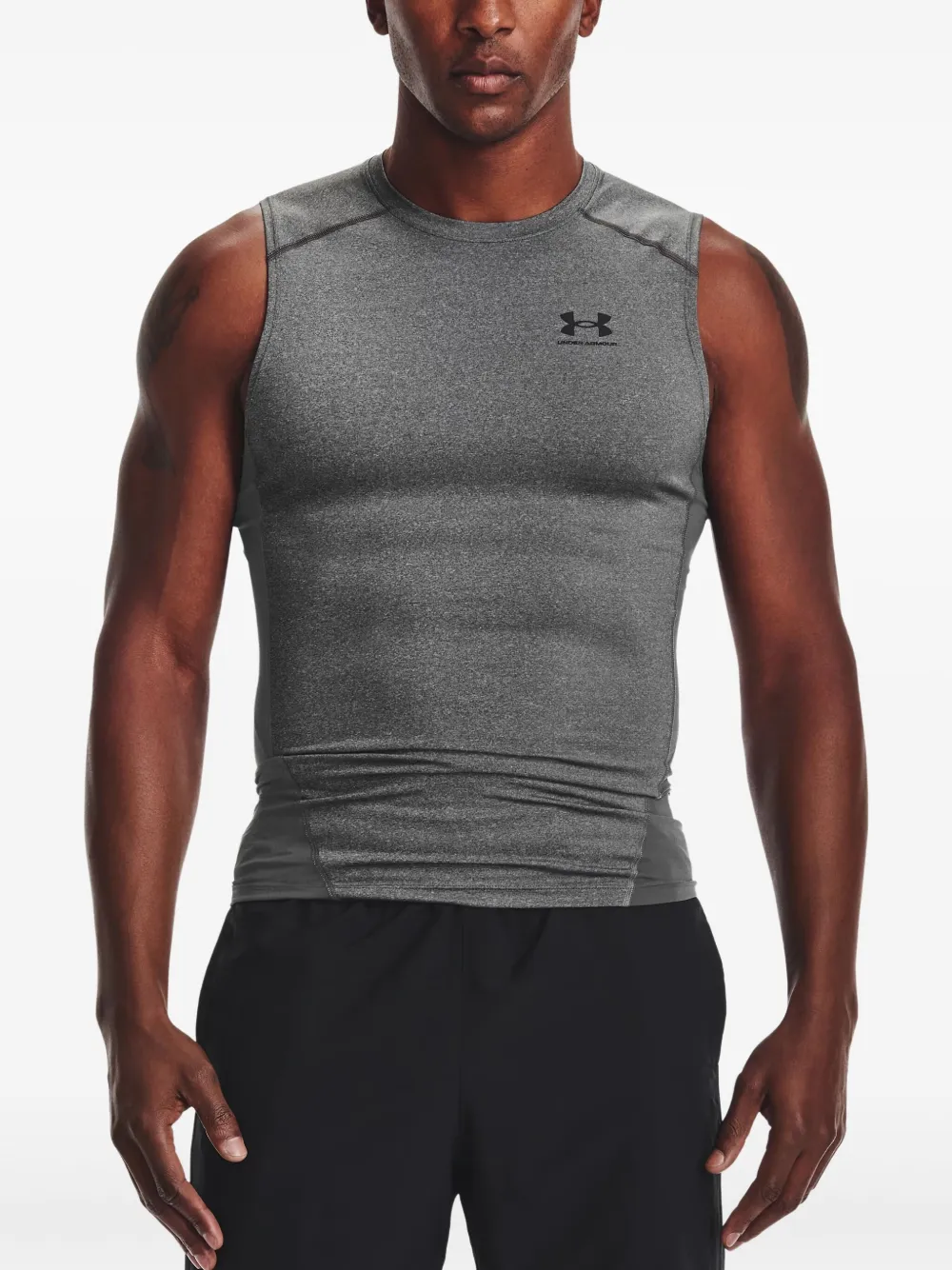 Under Armour Logo-print Tank Top In Gray