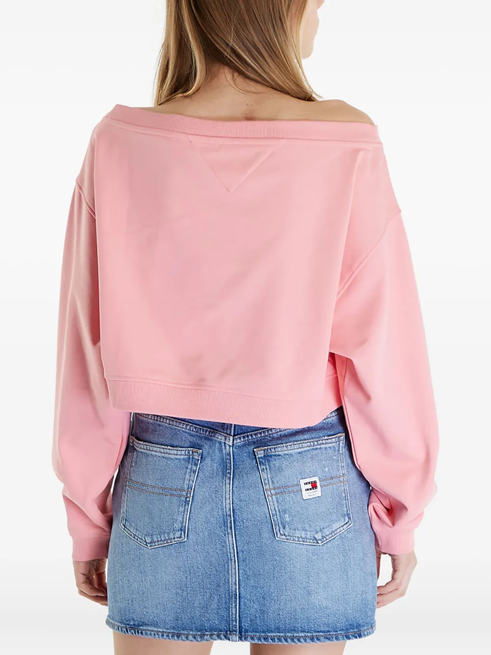 Tommy Hilfiger Off-shoulder sweater Roze