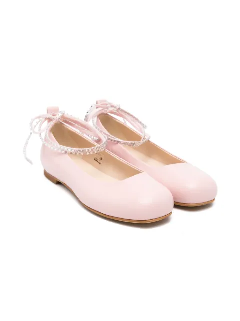 Florens rhinestone-embellished ballet flats