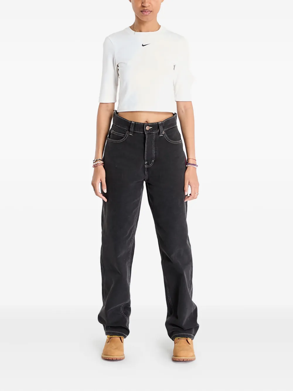 DICKIES Thomasville high-waisted jeans Zwart