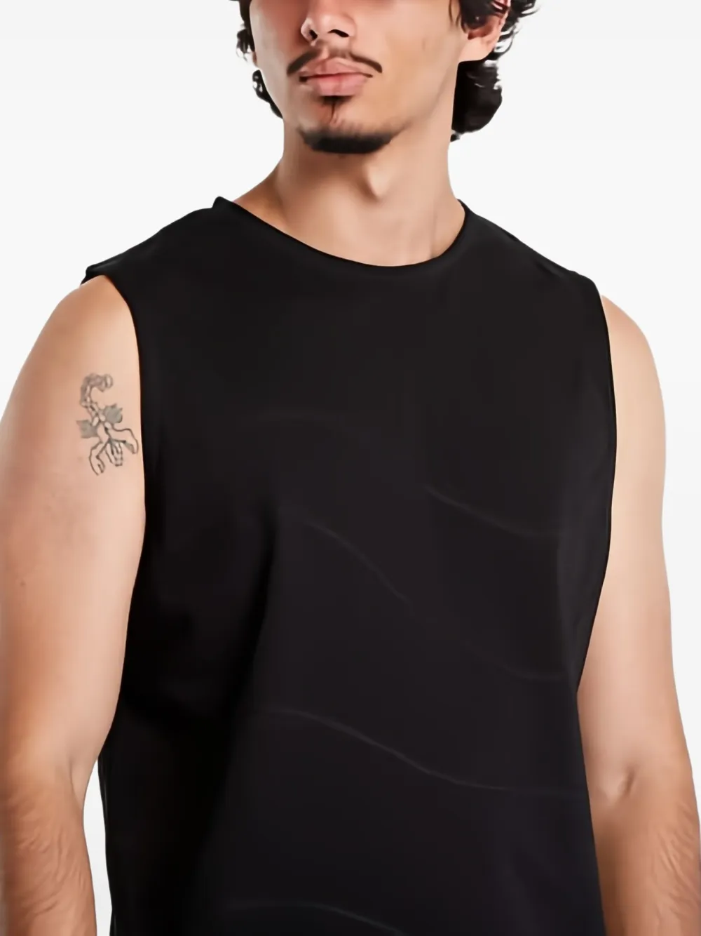 dime Katoenen tanktop Zwart