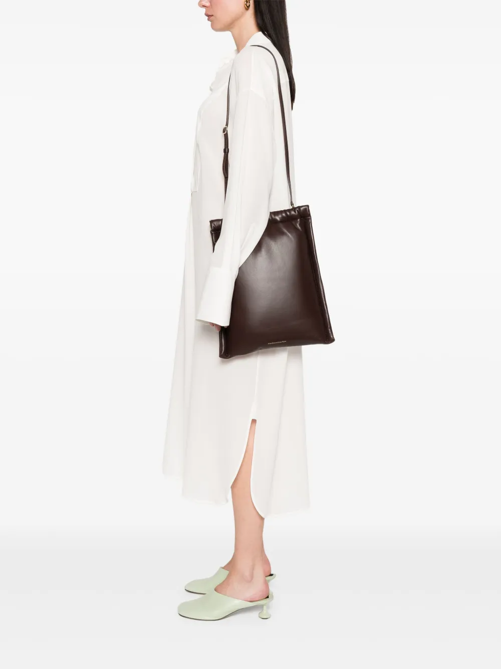 Carven Loise medium schoudertas - Bruin