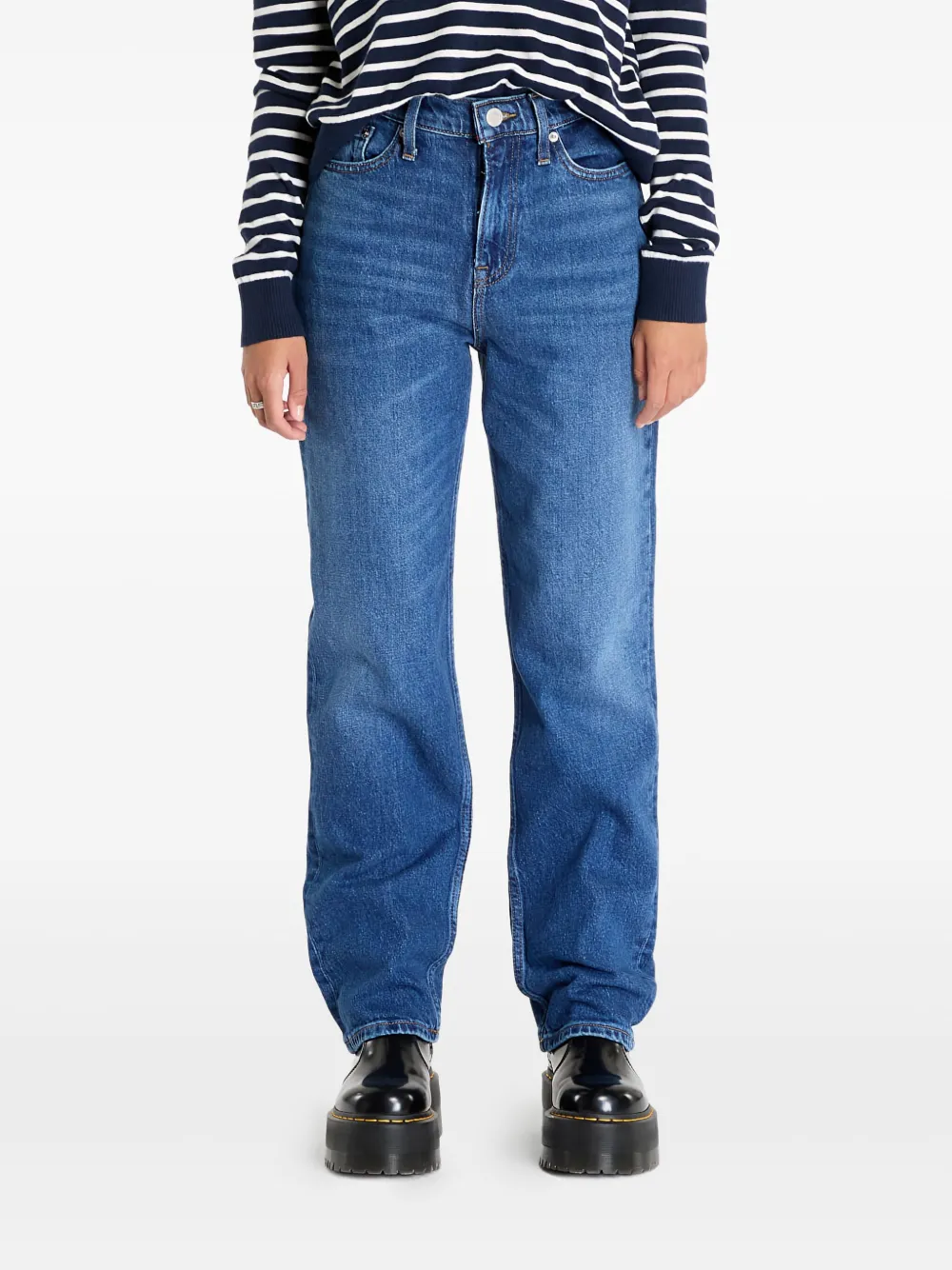 Tommy Hilfiger Izzie straight jeans Blauw