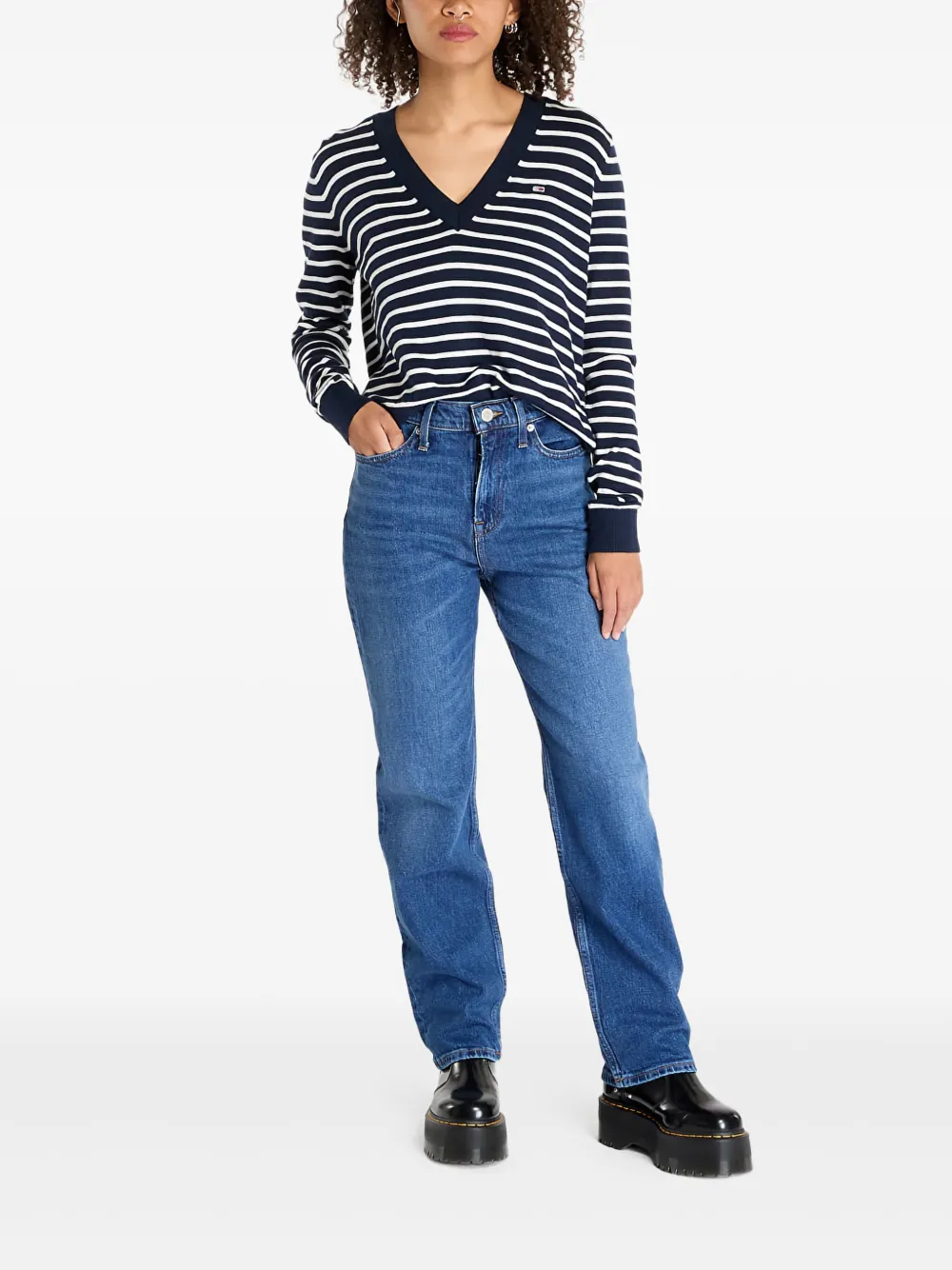 Tommy Hilfiger Izzie straight jeans Blauw