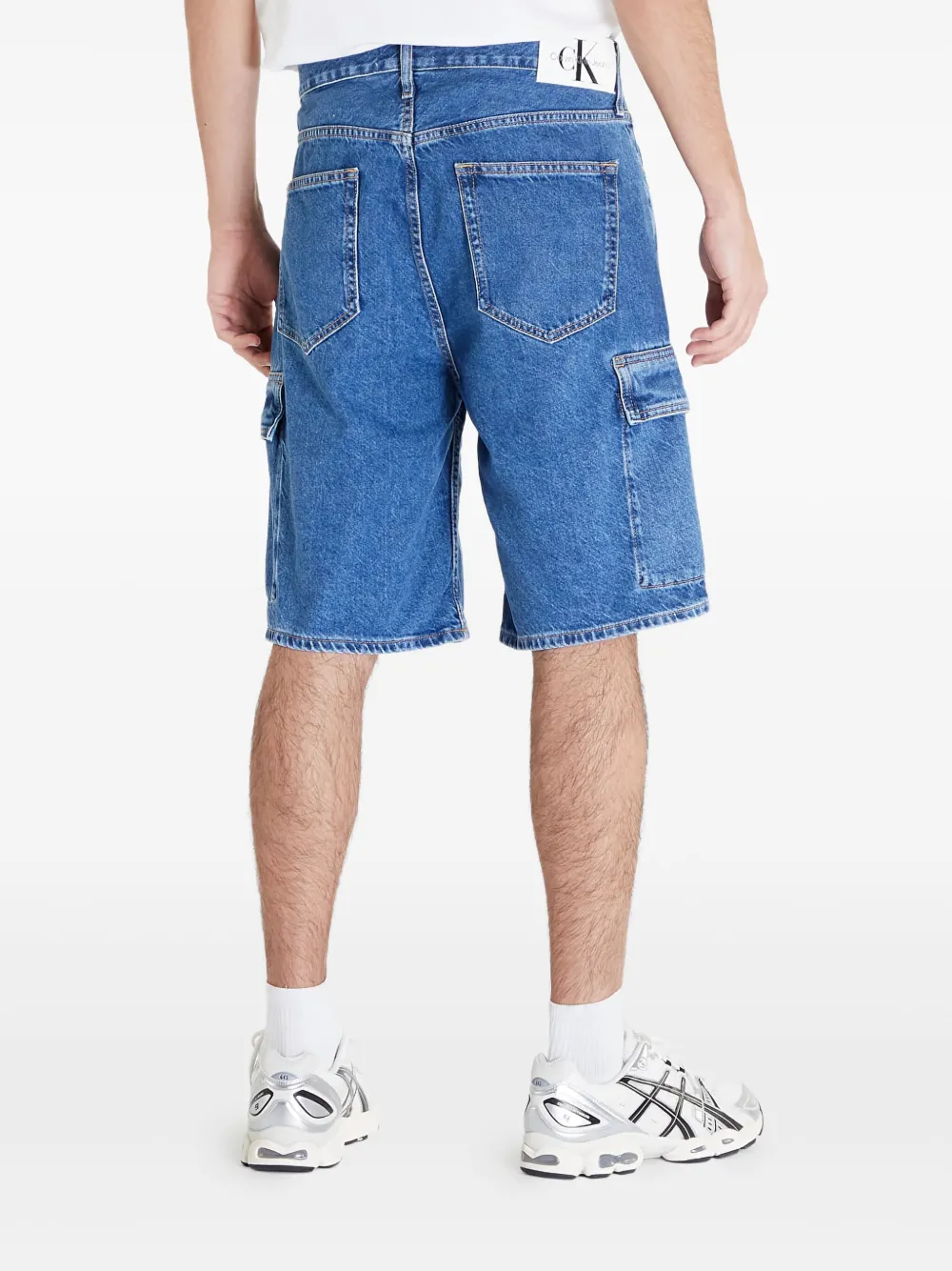 Calvin Klein Jeans Katoenen shorts Blauw