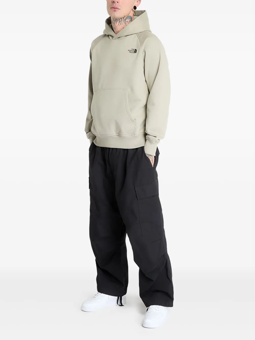 The North Face Raglan Redbox hoodie | Grey | Image 1